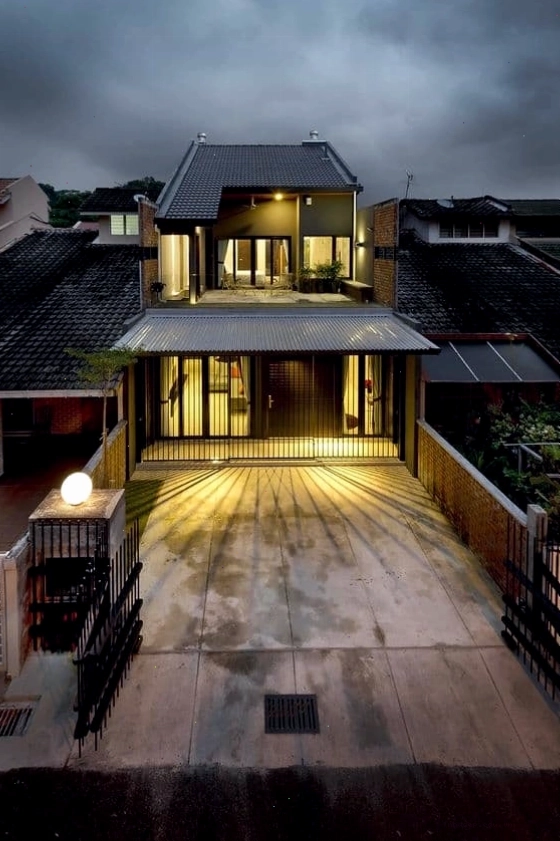 Mái vòm trước nhà tạo không gian đón khách ấn tượng