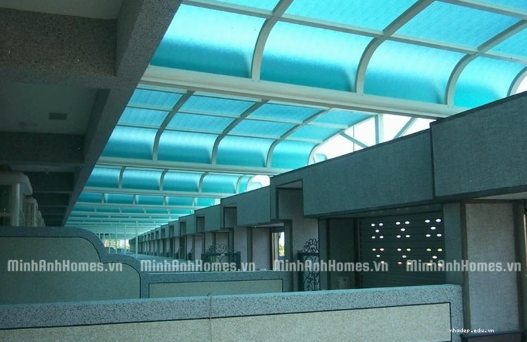 Mẫu mái vòm Elip bằng nhựa thông minh Polycarbonate sang trọng