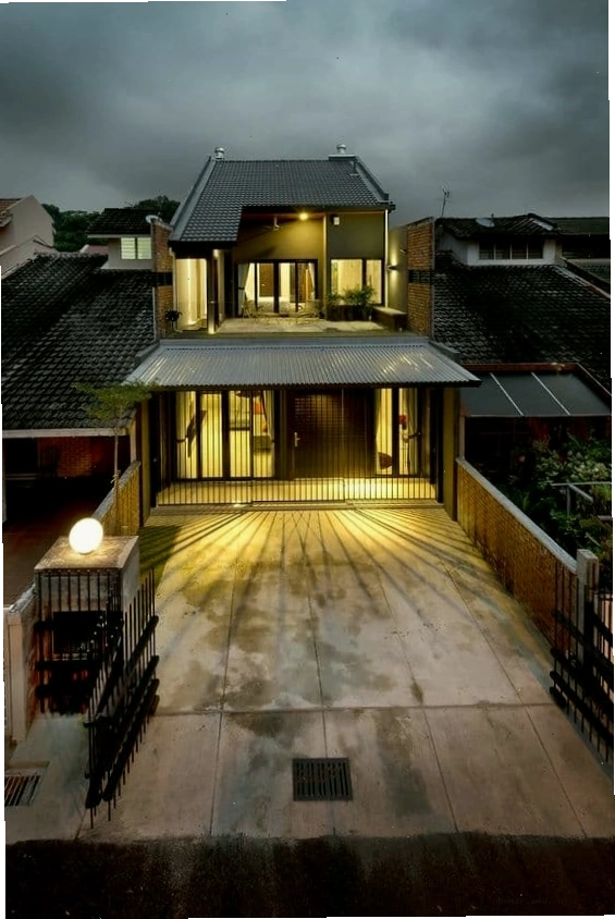 Mẫu nhà cấp 4 mái vòm đẹp với tông màu trung tính