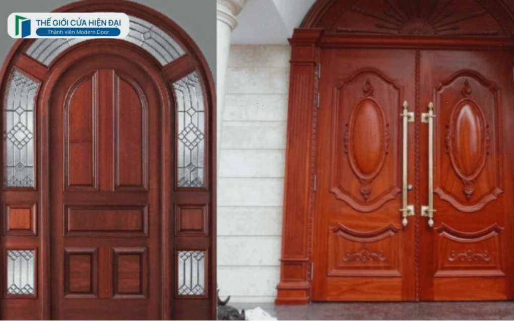 Mẫu nhà cửa vòm đẹp với mặt tiền ấn tượng