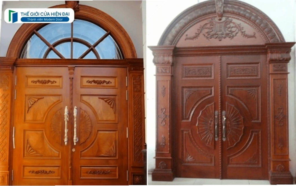 Mẫu nhà cửa vòm đẹp với thiết kế sân vườn