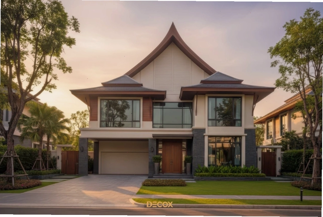 Mẫu nhà mái Thái đẹp diện tích 120m2