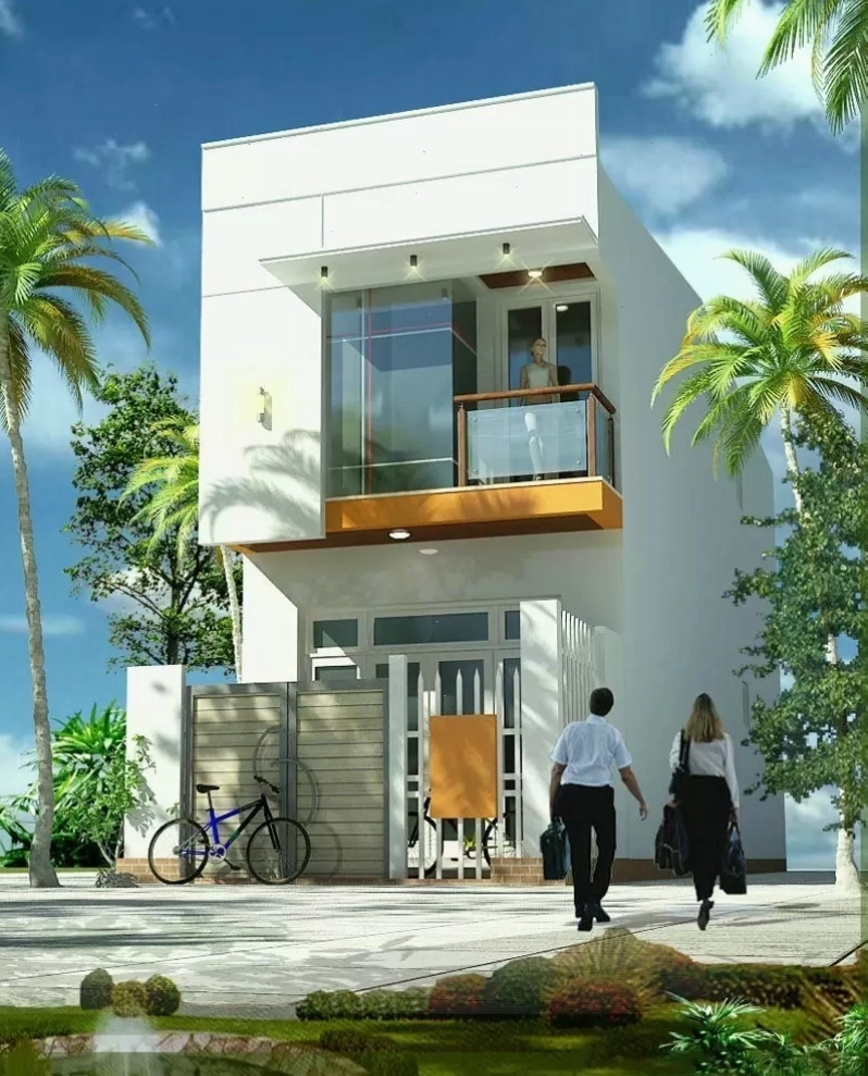 Mẫu nhà ống 2 tầng đẹp, giá rẻ