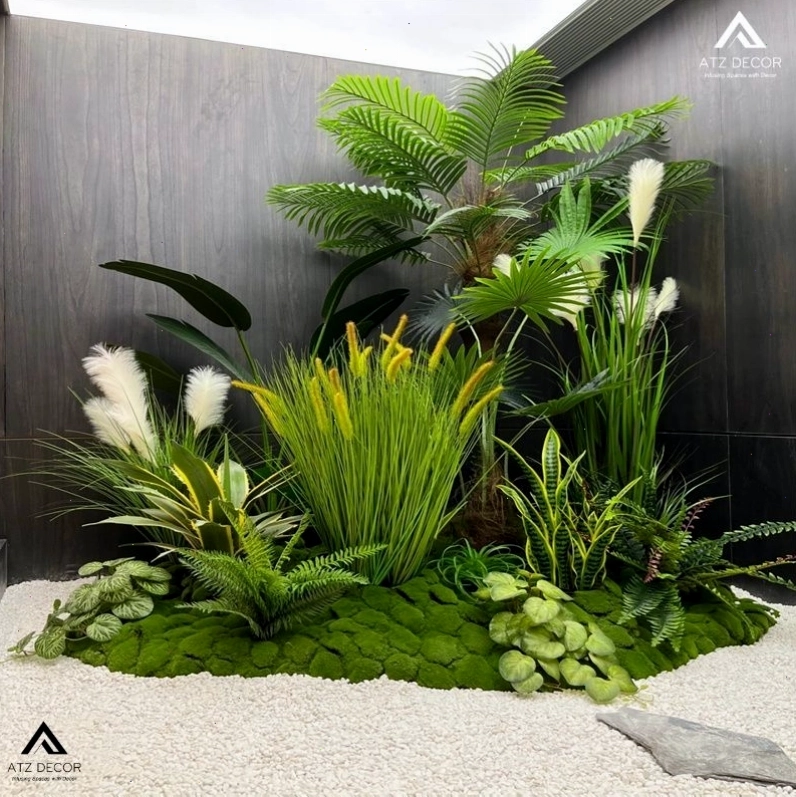 Mẫu tiểu cảnh sân vườn Nhật Bản đẹp với phong cách tối giản