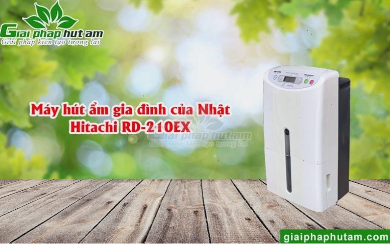 Máy hút ẩm gia đình Hitachi RD-210EX - một sản phẩm chất lượng từ Nhật Bản