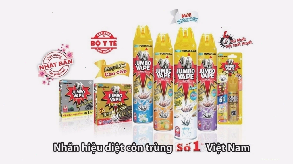 Một số sản phẩm tiêu biểu của Fumakilla Nhật Bản