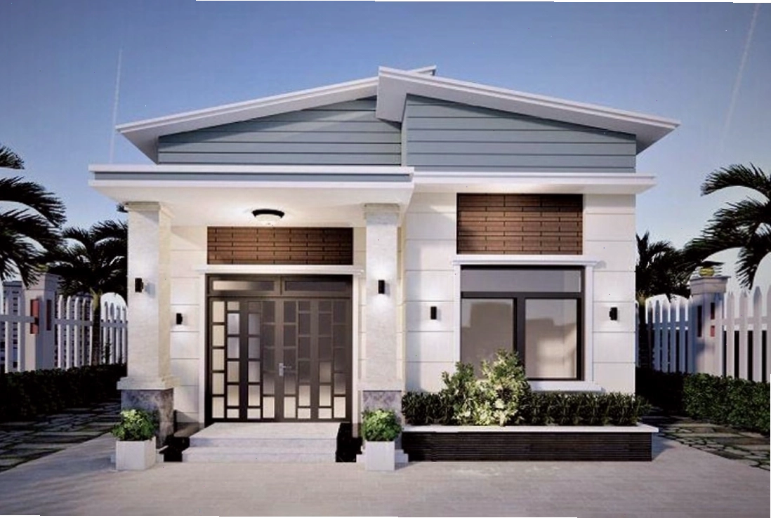 Nhà cấp 4 mái lệch hiện đại được ưa chuộng hiện nay