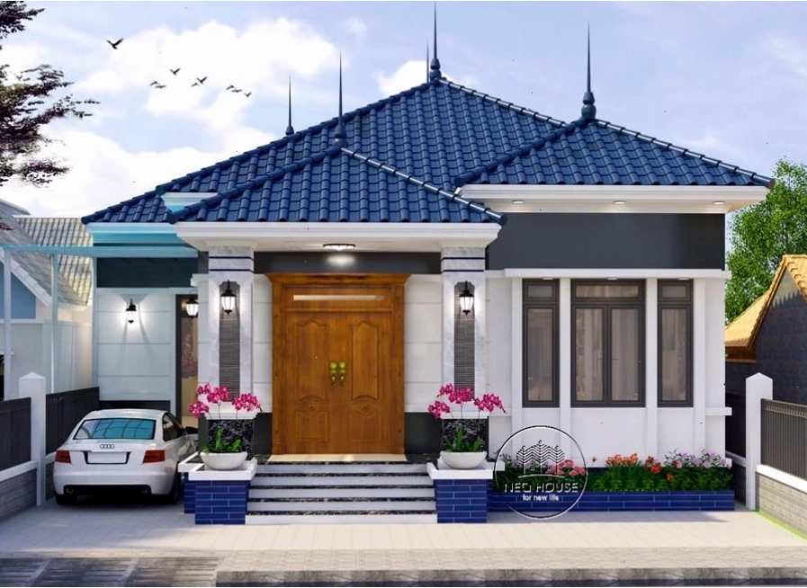 Nhà cấp 4 mái Thái 120m2 có sân rộng rãi