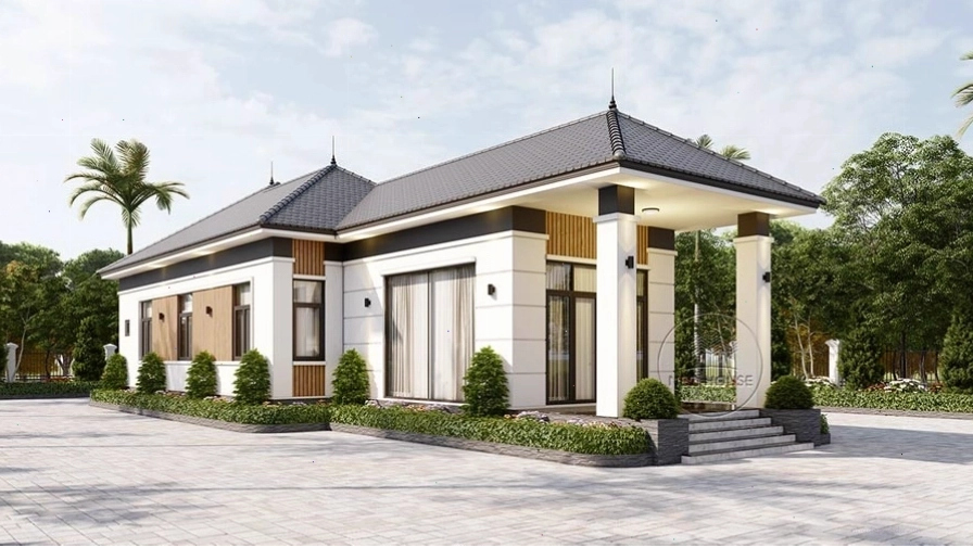 Nhà cấp 4 mái thái với chi phí xây dựng hợp lý