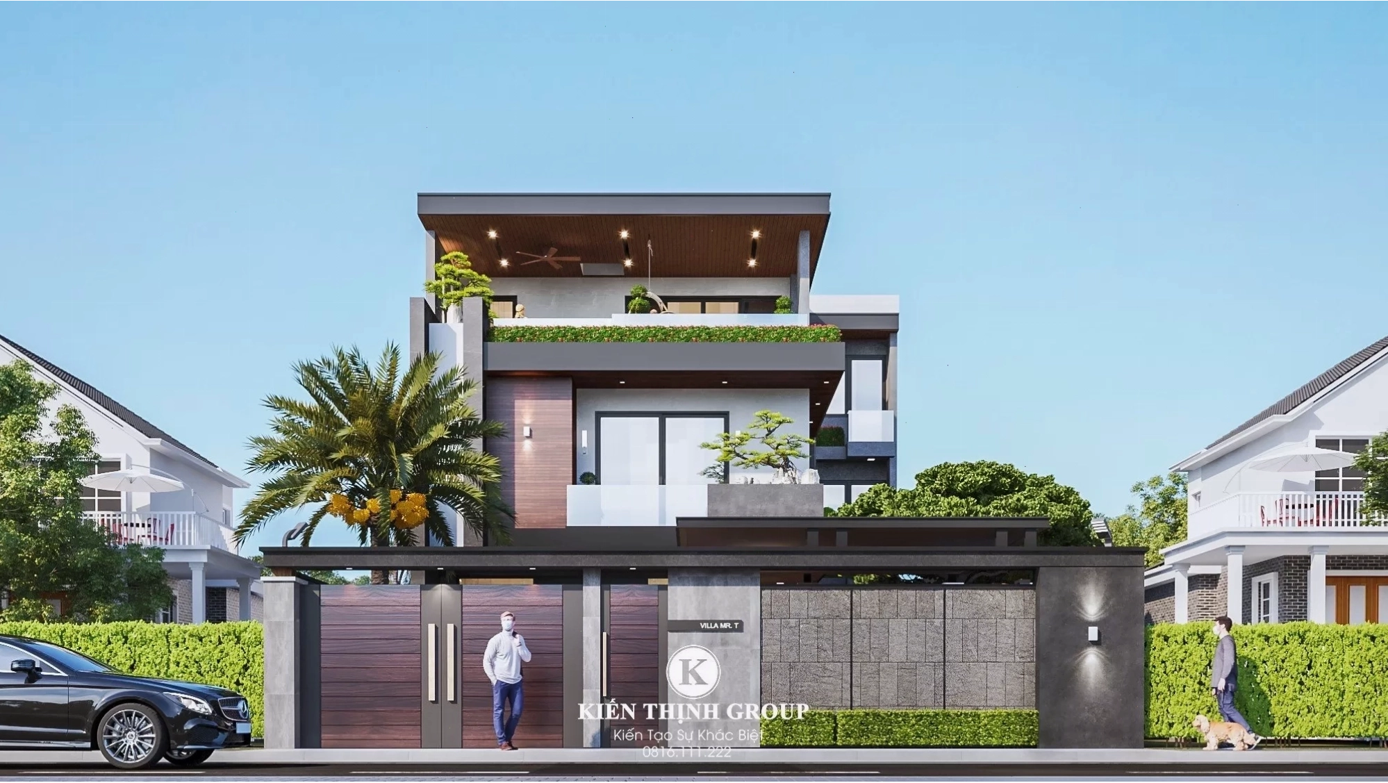 Nhà mái bằng - kiến trúc phổ biến hiện nay với vẻ ngoài hiện đại