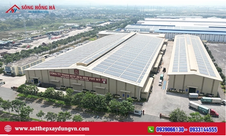 Nhà máy tôn Hoa Sen Phú Mỹ