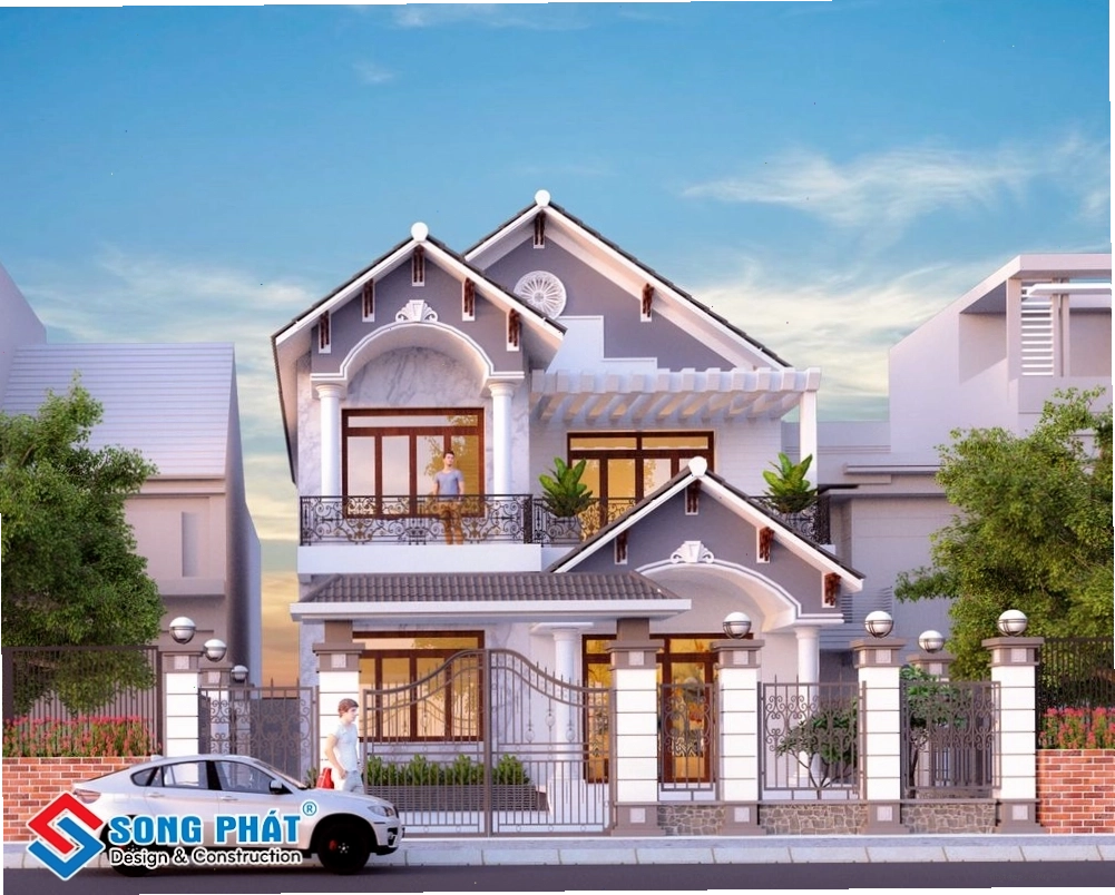 Nhà phố mái thái kiểu biệt thự