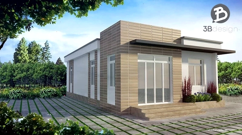 Những mẫu nhà cấp 4 mái bằng đẹp đơn giản được ưa chuộng