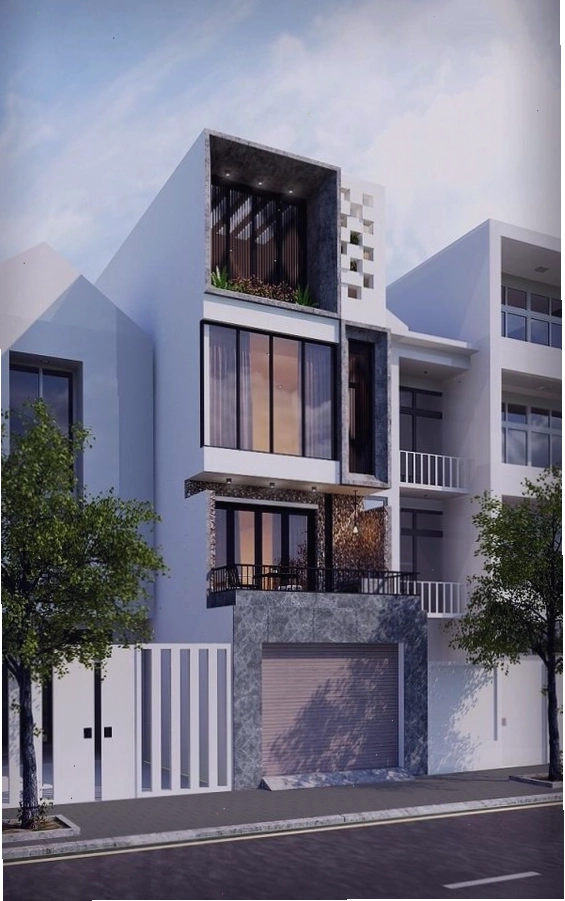 Nội thất nhà lệch tầng hiện đại và sang trọng