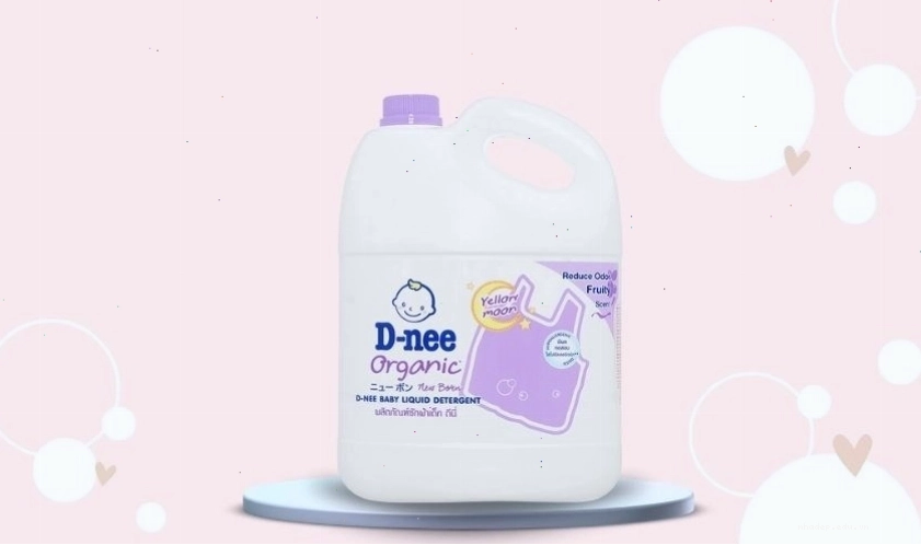 Nước giặt D-nee Tím hương hoa oải hương can 3 lít thơm lâu