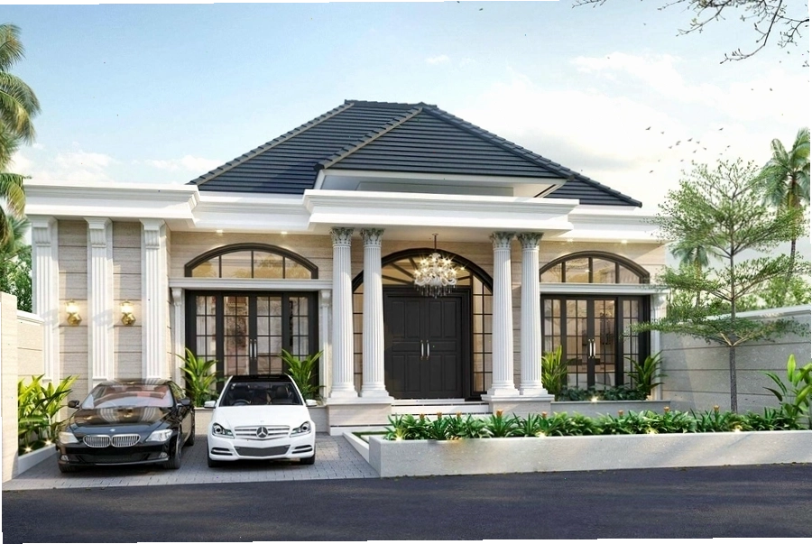 Phòng khách nhà mái nhật 1 tầng với nội thất gỗ ấm cúng