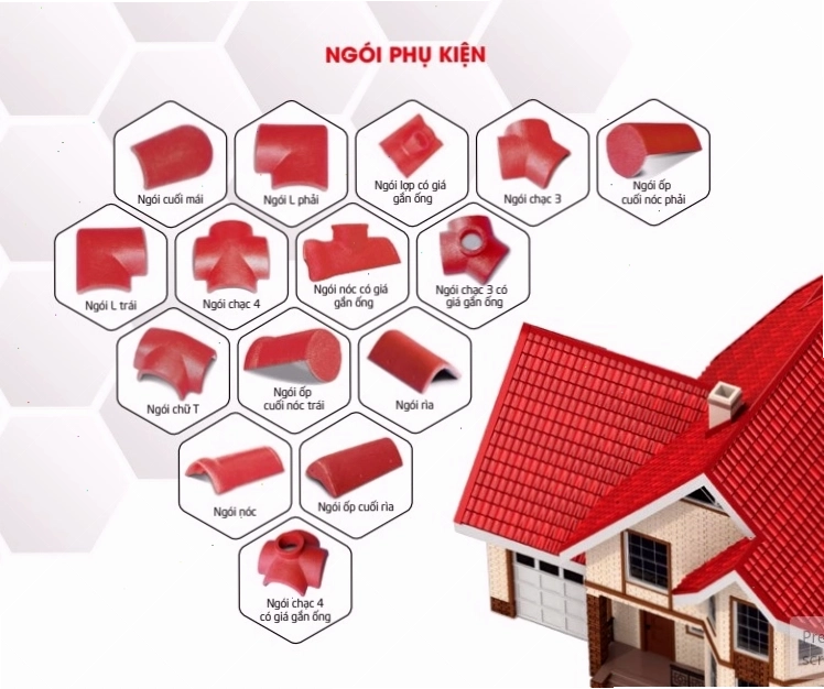 Phụ kiện lắp đặt ngói thái lan SCG