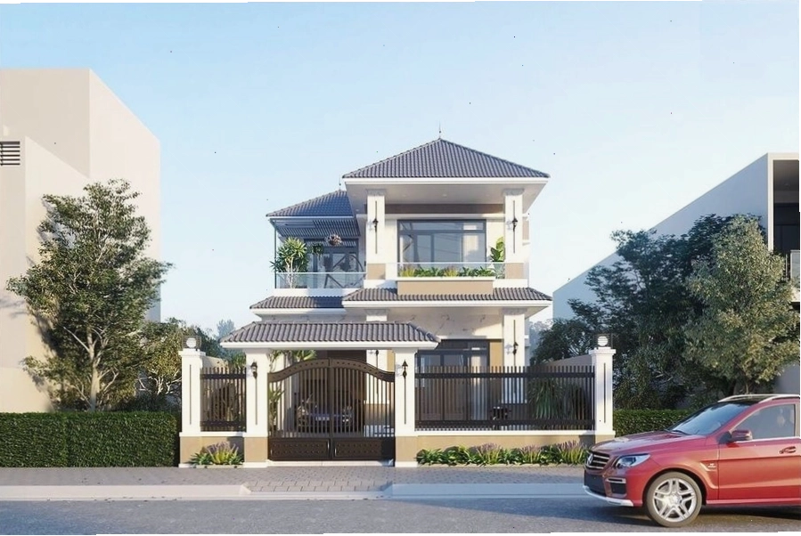 Tận dụng không gian mái bằng làm sân thượng