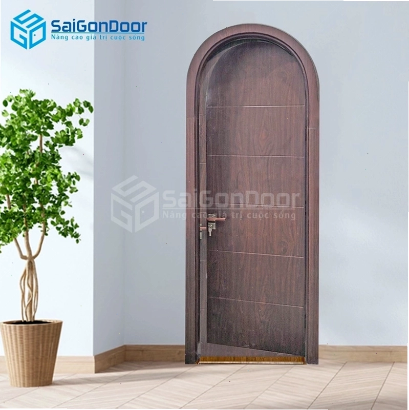 Thiết kế cửa vòm tân cổ điển với khung nhôm đúc sang trọng