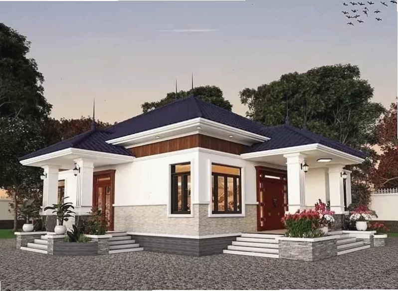 Thiết kế mái Nhật theo phong cách hiện đại, trẻ trung và năng động