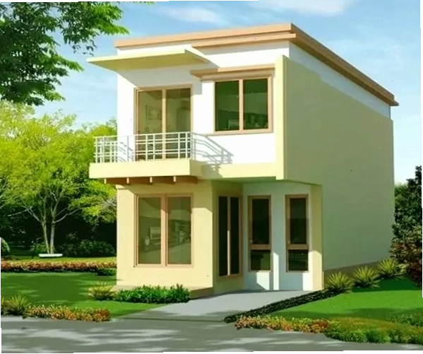 Thiết kế nhà 2 tầng mái bằng đơn giản, tập trung vào công năng và sự tiện lợi