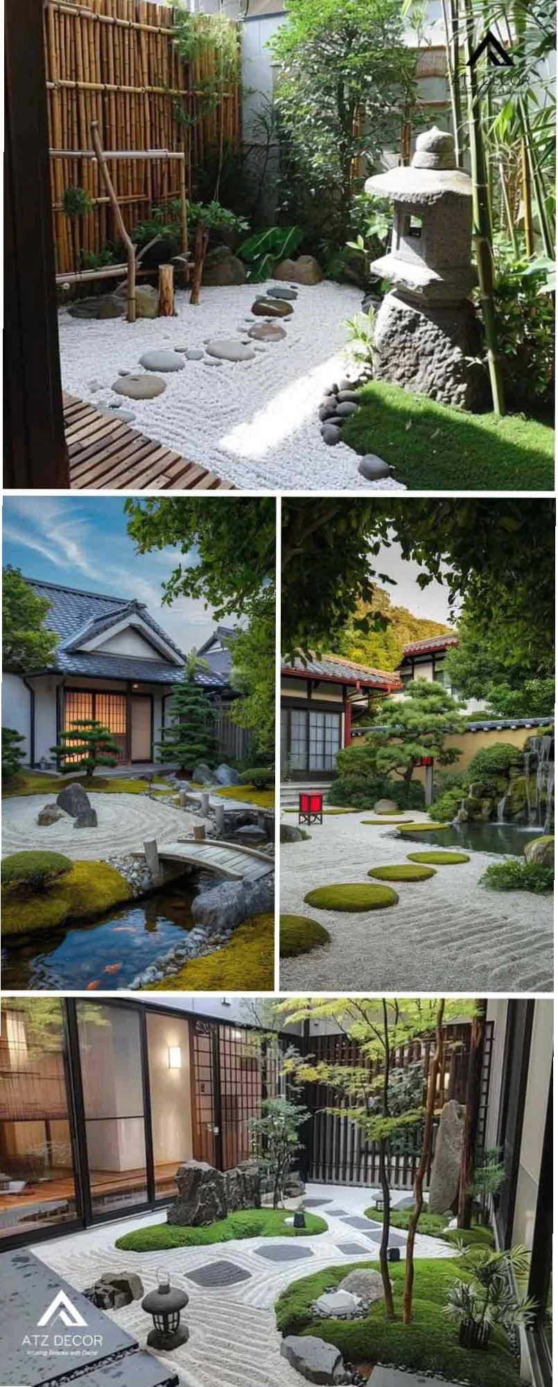 Tiểu cảnh sân vườn kiểu Nhật đẹp cho biệt thự