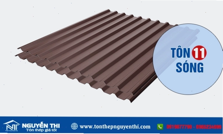 Tôn 11 sóng giả ngói, mang lại vẻ đẹp truyền thống