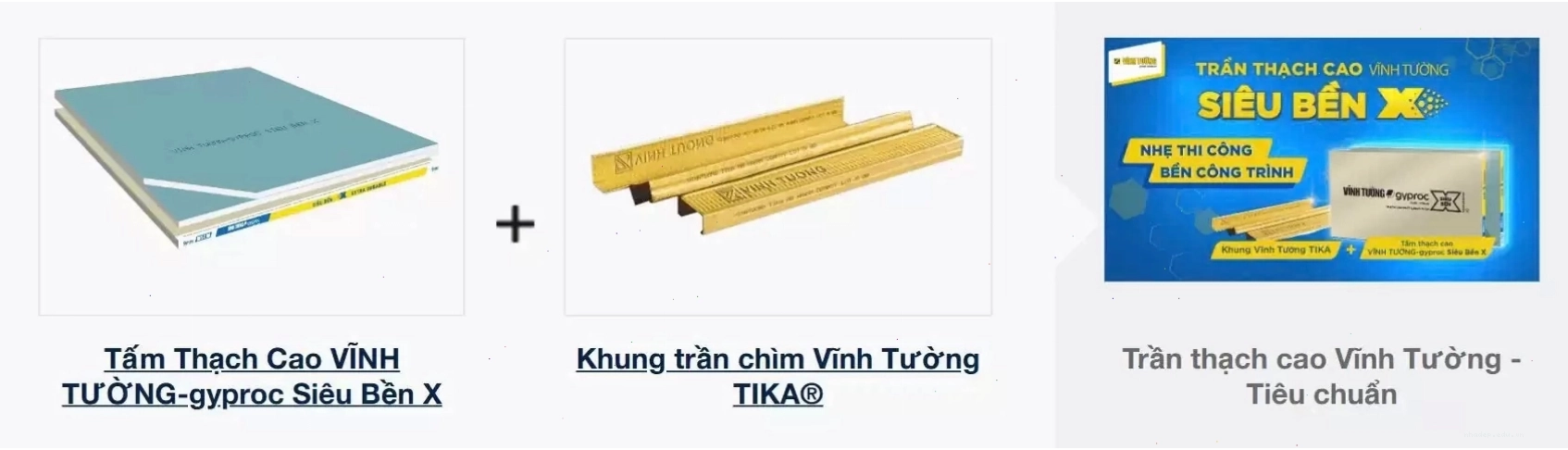 Trần thạch cao Vĩnh Tường mang lại vẻ đẹp sang trọng cho ngôi nhà