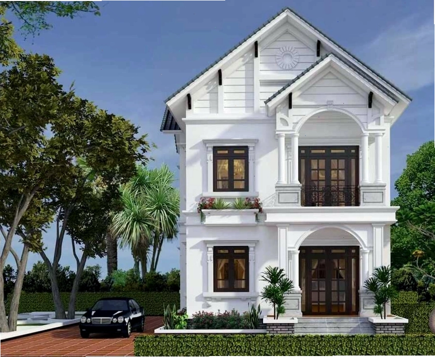 Vật liệu xây dựng hiện đại cho nhà mái Thái 2 tầng