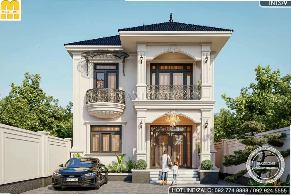Vẻ đẹp thanh nhã của biệt thự 2 tầng mái Nhật