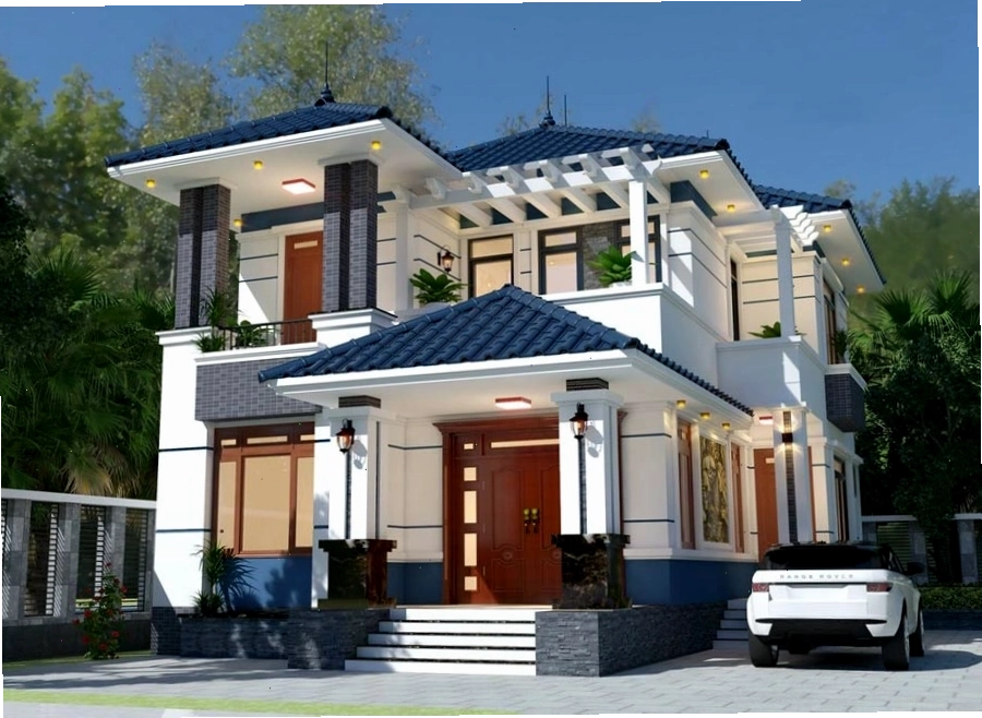 Yếu tố phong thủy trong thiết kế nhà mái Thái 2 tầng