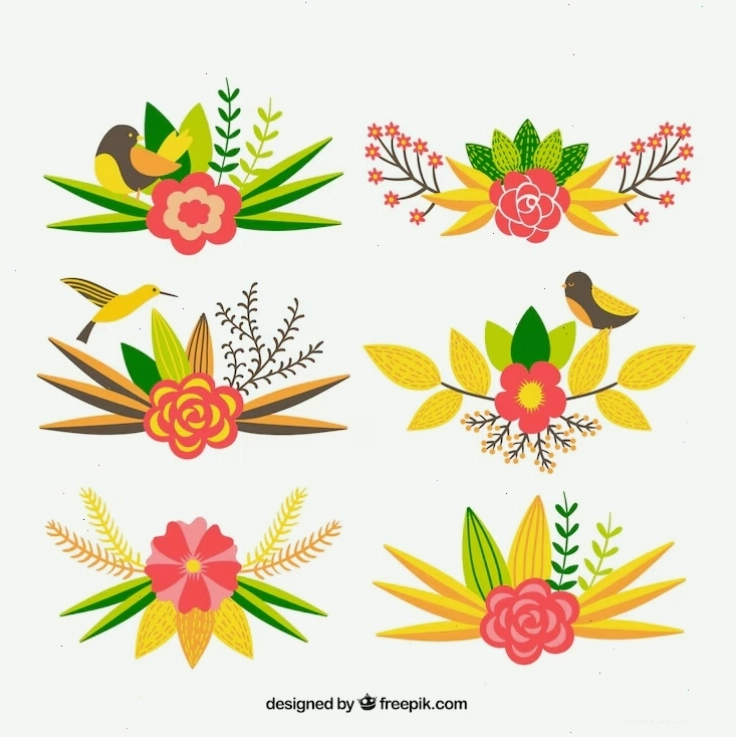 Ảnh hoa văn xinh xắn với lá xanh mượt mà