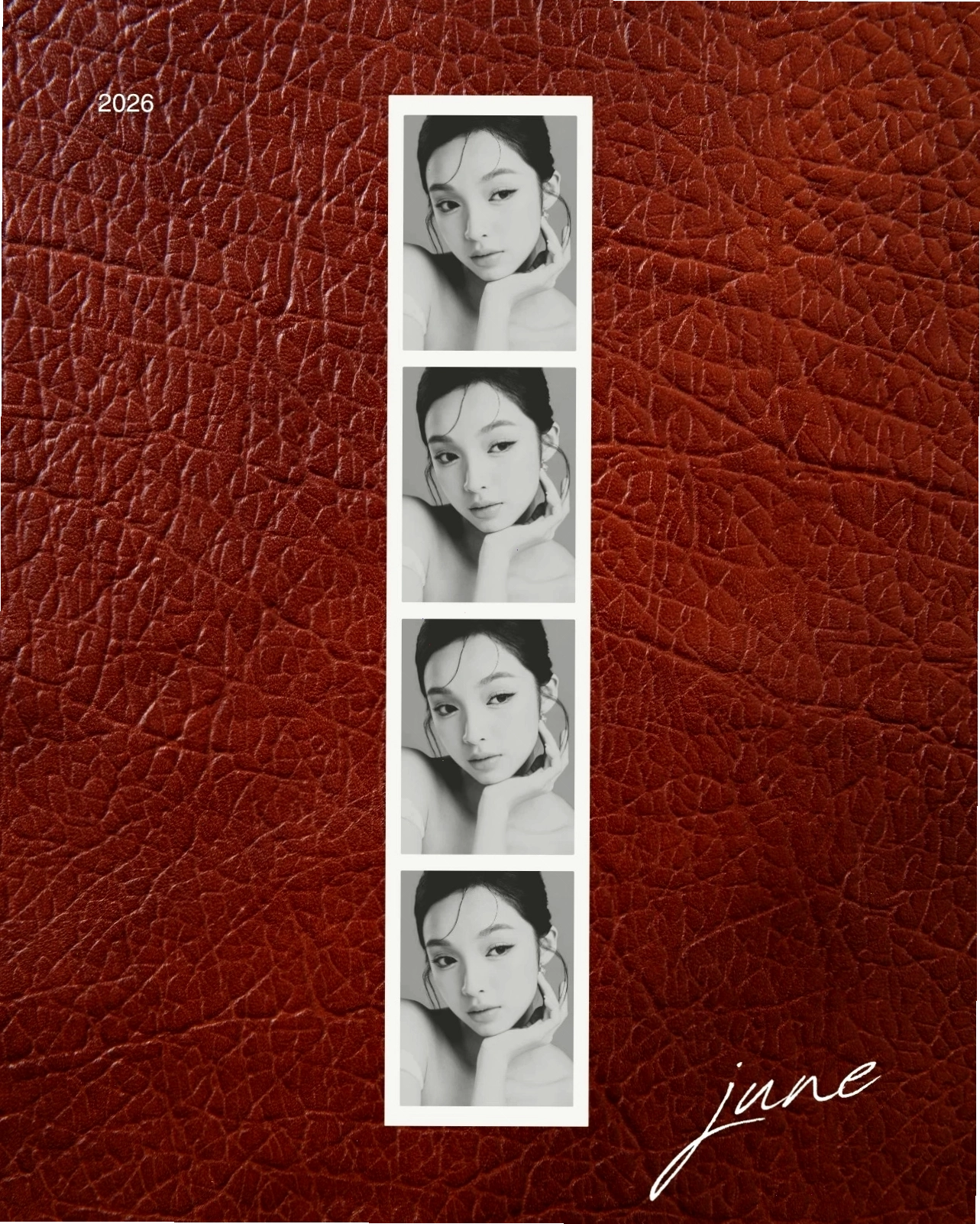 Monochrome Modern Photo Booth Portrait Instagram Post