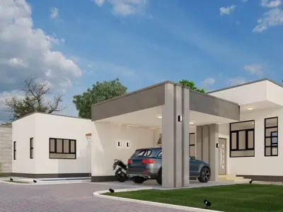 60+ mẫu nhà cấp 4 mái bằng hiện đại lựa chọn của gia đình trẻ