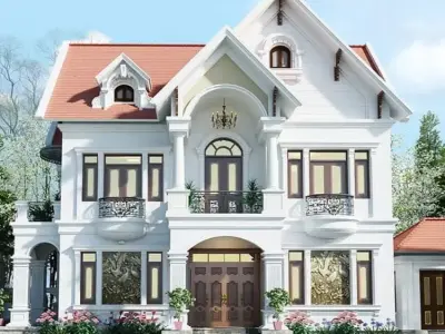 Những ảnh mẫu nhà mái thái vuông phù hợp cho diện tích nhỏ