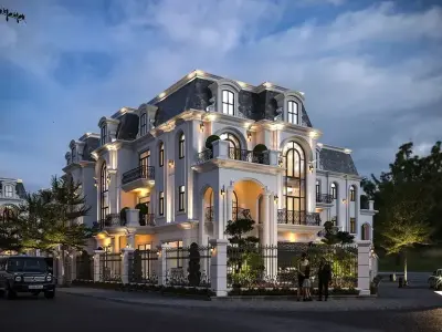 Thiết kế nhà mái Mansard đẳng cấp tạo dấu ấn kiến trúc mới