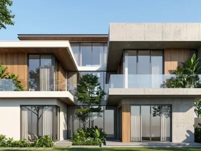65+ mẫu nhà phố mái bằng hiện đại dẫn đầu xu hướng kiến trúc