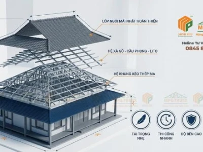 Bản vẽ kết cấu mái nhật: Hướng dẫn chi tiết cho nhà 2 tầng