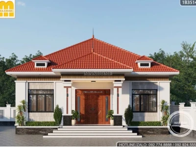 Bản Vẽ Nhà Cấp 4 Mái Bằng: Mẫu Đẹp, Tiết Kiệm, Hiện Đại 2026