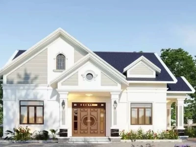 Bản vẽ nhà cấp 4 mái Thái 2026: Xu hướng thiết kế và thi công