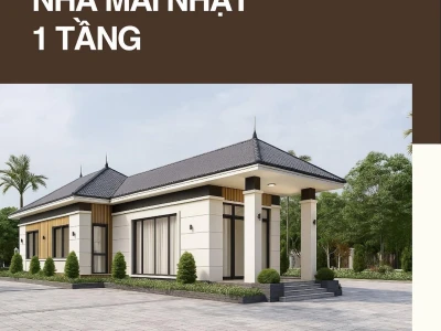 Khám phá 20+ Mẫu Mặt Bằng Nhà Mái Nhật 1 Tầng Đẹp & Công Năng 2026