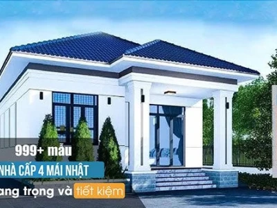 Khám phá các mẫu nhà cấp 4 mái Nhật đẹp và hiện đại 2026