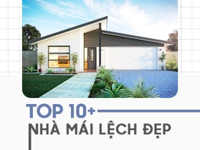 Khám phá nhà cấp 4 mái lệch: Thiết kế độc đáo và tiện nghi cho năm 2026