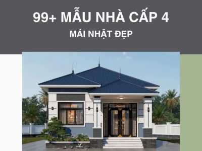 Khám phá những mẫu nhà cấp 4 mái Nhật đẹp và thi công xây dựng