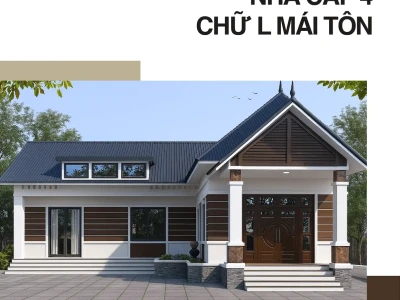Mẫu nhà cấpL mái bằng: Giải pháp kiến trúc tối ưu cho không gian sống 2026