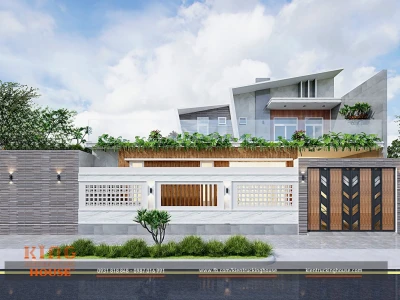 Mẫu Nhà Mái Lệch 2 Tầng Đẹp Hiện Đại và Sang Trọng 2026