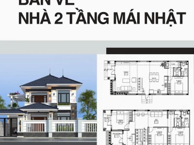 Mẫu Nhà Mái Nhật 2 Tầng Đẹp Ấn Tượng: Kiến Trúc Sang Trọng Cho Năm 2026