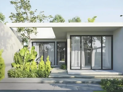 Nhà cấp 4 mái bằng có sân thượng: Xu hướng thiết kế 2026