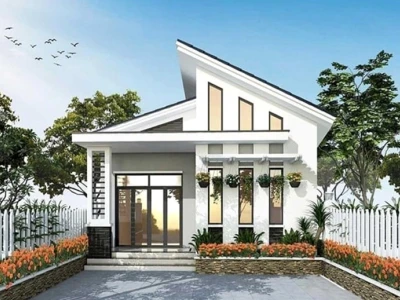 Nhà Cấp 4 Mái Lệch Hiện Đại: Hướng Dẫn Thiết Kế Độc Đáo và Tối Ưu Công Năng