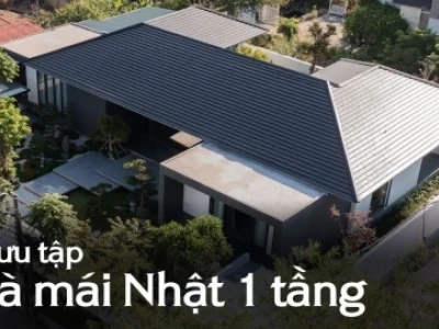 Nhà Ống Mái Nhật 1 Tầng Xu Hướng 2026: Kiến Trúc Tinh Tế Cho Không Gian Sống